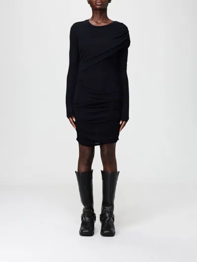 Isabel Marant Étoile Isabel Marant Etoile Denise Draped Black Jersey Dress