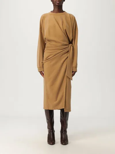 ISABEL MARANT ÉTOILE DRESS ISABEL MARANT ETOILE WOMAN COLOR BROWN,H27993032