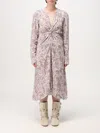 Isabel Marant Étoile Zeliha Midi Dress In 粉肉色