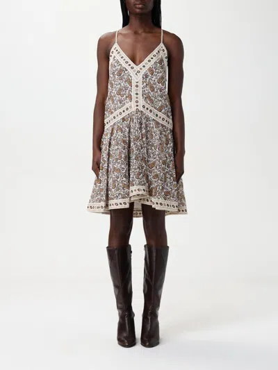 Isabel Marant Étoile Danielle Mini Dress In Beige