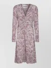 Isabel Marant Étoile Dress Knee Length Floral Pattern In Multi