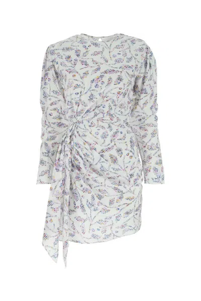 Isabel Marant Étoile Isabel Marant Etoile Woman Printed Viscose Dolce Dress In White