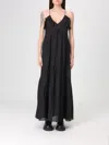 Isabel Marant Étoile Vasma Black Cotton Blend Dress In Black