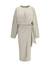 Isabel Marant Étoile Dress Isabel Marant Etoile Woman Color Ecru In Gray
