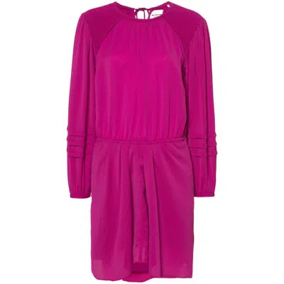 Isabel Marant Étoile Adeliani Pintuck-detail Dress In Pink