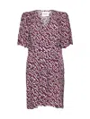 Isabel Marant Étoile Vedolia Abstract-print Minidress In Red