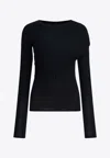 Isabel Marant Étoile Dressi Long-sleeved Top In Blue