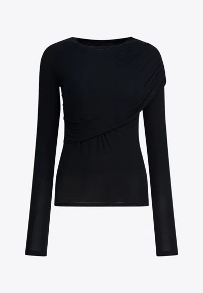 Isabel Marant Étoile Dressi Long-sleeved Top In Blue