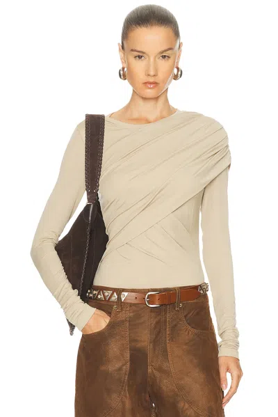 Isabel Marant Étoile Dressi Top In Neutral