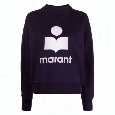 ISABEL MARANT ÉTOILE DROPPED SHOULDER SWEATSHIRT WITH LIGHT PINK LOGO