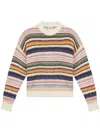 Isabel Marant Étoile Isabel Marant Etoile Drussell Stripe Pattern Sweater In Neutrals