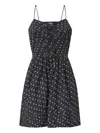 Isabel Marant Étoile Dryna Floral-pattern Mini Dress In Black