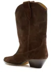 Isabel Marant Étoile Duerto 40 Western Suede Mid-calf Boots In Brown