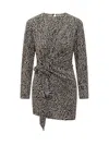 Isabel Marant Étoile Dulce Printed Gathered Minidress