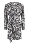 Isabel Marant Étoile Viscose Printed Dress Asymmetric Hem