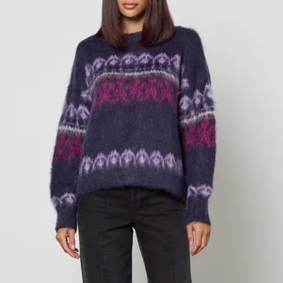 Isabel Marant Étoile Dully Intarsia-knit Sweater In Multi