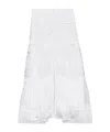 Isabel Marant Étoile White Cotton Voile Dusta Long Skirt In White