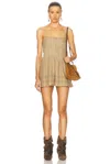 Isabel Marant Étoile Dylan Romper In Light Khaki