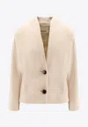 Isabel Marant Étoile Dyogo Single-breasted Wool Coat In Neutral