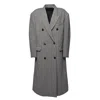 Isabel Marant Étoile Ecru And Black Wool Lexana Coat