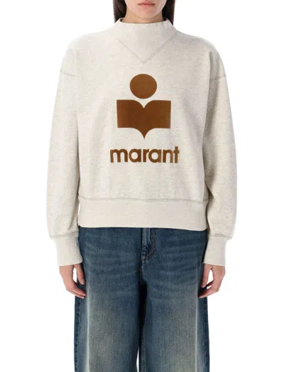 Isabel Marant Étoile Ecru Crewneck Sweatshirt In Nude