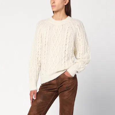 Isabel Marant Étoile Écru Mohair-blend Sweater Women In White