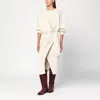 Isabel Marant Étoile Women's Écru Sandrina Dress With Waist Knot In Neutral