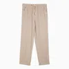 ISABEL MARANT ÉTOILE ISABEL MARANT ÉTOILE ÉCRU TROUSERS WITH DRAWSTRING