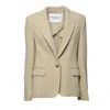 Isabel Marant Étoile Ecru Wool Louison Jacket In Neutrals
