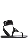 Isabel Marant Étoile Edil Studded Brushed Suede Sandals