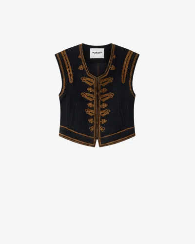 Isabel Marant Étoile Edmee Jacket In Black