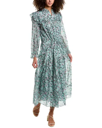 Isabel Marant Etoile Eina Midi Dress In Multi