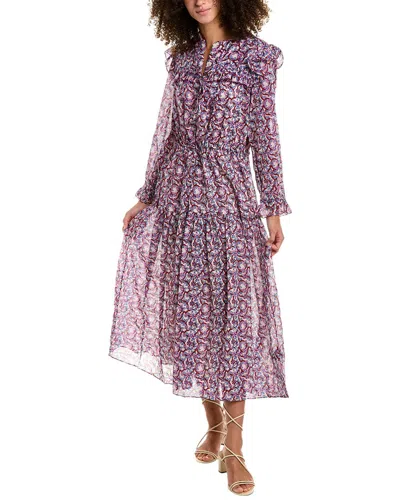 Isabel Marant Etoile Eina Midi Dress In Purple