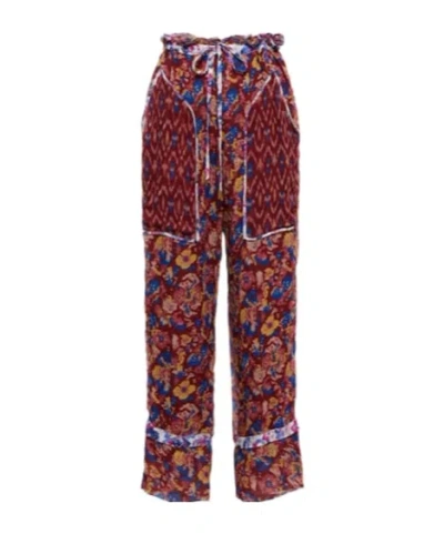 Isabel Marant Étoile Elastic Waistband Casual Pants In Multi