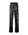 Isabel Marant Étoile Elasticated-waistband Straight Trousers In Black