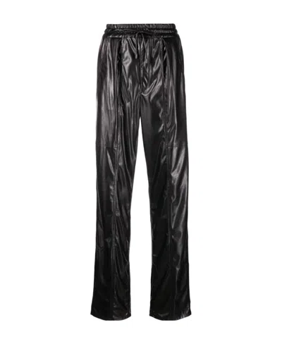 Isabel Marant Étoile Elasticated-waistband Straight Trousers In Black