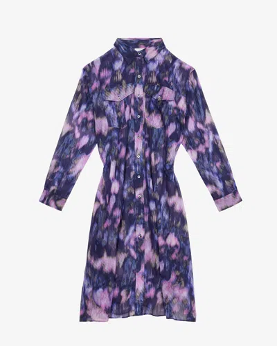 Isabel Marant Étoile Eliane Dress In Purple-lilac