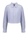 Isabel Marant Étoile Eliora Striped Shirt In Blue
