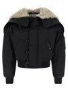 Isabel Marant Étoile Elisa Hooded Bomber Jacket In Black