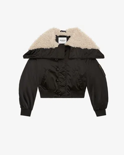 Isabel Marant Étoile Elisa Coat In Black