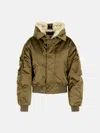 Isabel Marant Étoile Elisa' Khaki Polyester Coat In Green