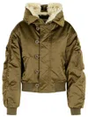 Isabel Marant Étoile Elisa' Khaki Polyester Coat In Green