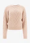 Isabel Marant Étoile Elka Cable Knit Wool Sweater