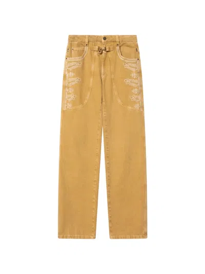 Isabel Marant Étoile 엘나 팬츠 In Animal Print