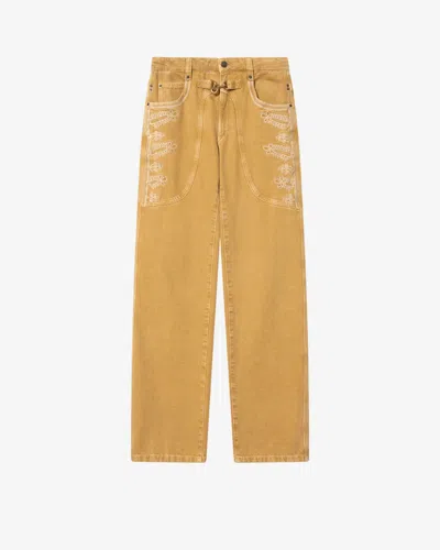 Isabel Marant Étoile Elna Pants In Honey