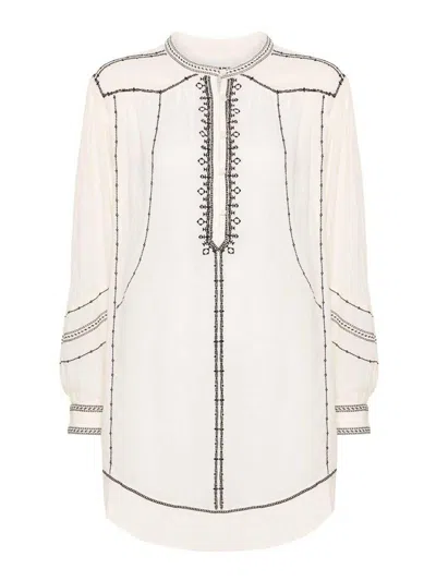 ISABEL MARANT ÉTOILE EMBROIDERED BLOUSE