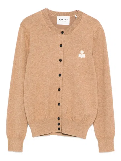 Isabel Marant Étoile Isabel Marant Etoile Camel Cotton Blend Mona Cardigan In Brown