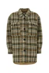 Isabel Marant Étoile Cappotto Harveli In Misto Poliestere Ricamato Donna