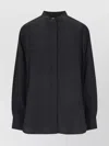 Isabel Marant Étoile Embroidered Stand Collar Long Sleeves Top
