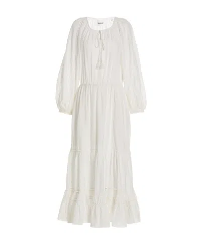 Isabel Marant Étoile Latifa Cotton And Linen Dress In White